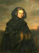 C. Grunewald Portrait of Bertha Wehnert-Beckmann German photographer oil painting
